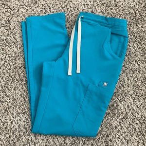 Figs teal yola pants XSP